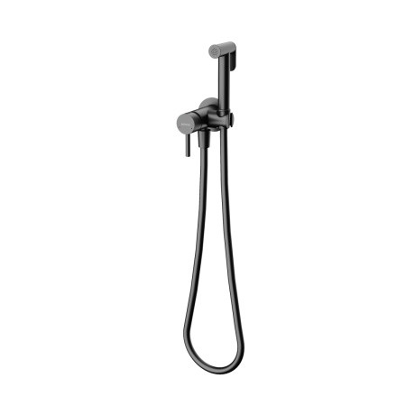 Гигиенический душ со смесителем Sancos Etna SC9033MB встраиваемый в стену черный