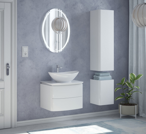 Шкаф-пенал Corozo Огайо SD-00000631 40х30х110 цвет белый - фото 3