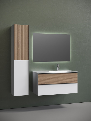 Тумба под раковину Sancos DELTA DL100RW 99,5х44,5х50 настенная - фото 3