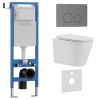 Комплект унитаз с инталляцией и клавишей смыва Iberica Blanca BURGOS ALTO IB.001M.BRA.234.8180