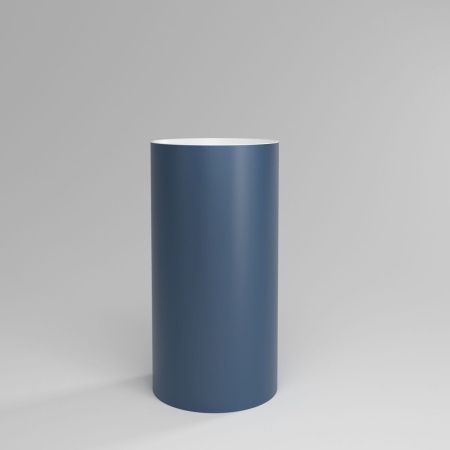 Раковина из искусственного камня Plumberia Selection Misha MISHA SOFT BD 40х40 напольная цвет белый/синий