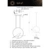 Светильник подвесной Aployt Astor (Астор) APL.822.16.10