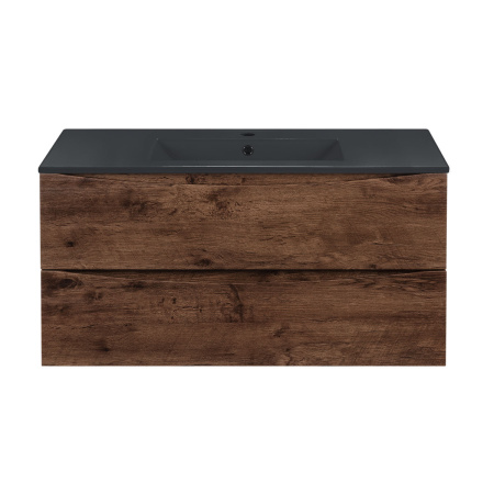 Тумба под раковину Vincea Mia VMC-2MC100RW 101х50х46 подвесная цвет коричневый