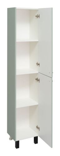 Шкаф-пенал RUNO Римини 00-00001271 35х29х180 напольный цвет зеленый - фото 2