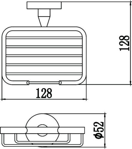 Мыльница Savol S-008732 - фото 3