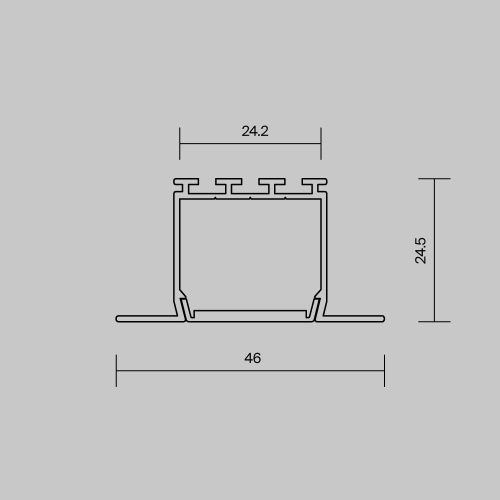 Алюминиевый профиль встраиваемый Maytoni Led Strip 632001 - фото 2