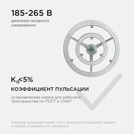 Светодиодный модуль со встроенным драйвером Apeyron 46784