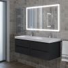 Тумба под раковину Uperwood Tanos 2910203302 120х50 подвесная цвет черный