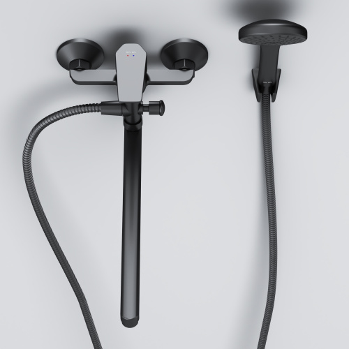 Смеситель для ванны и душа Am.Pm X-Joy F85A90122 настенный черный - фото 5