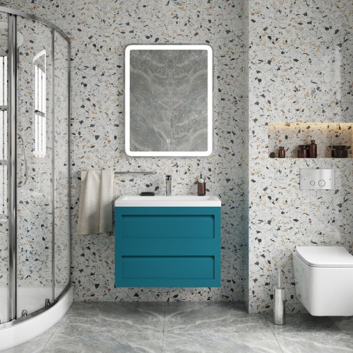 Тумба под раковину Art&Max PLATINO AM-Platino-750-2C-SO-TM 75х47х55 подвесная