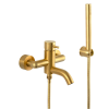 Смеситель для ванны Daniel Tokyo TK610DP настенный золото