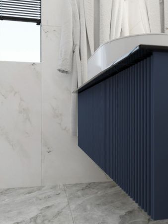 Тумба со столешницей La Fenice TERRA NFNC-01-TER-BG-80-3-GB 80х50 подвесная цвет синий