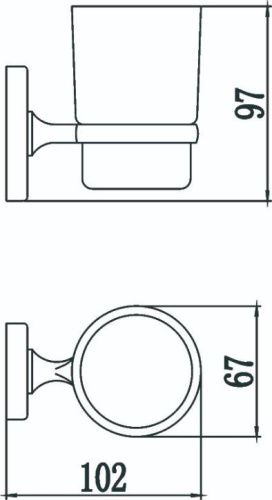 Стакан Savol S-007058 - фото 3
