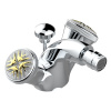 Смеситель THG Hirondelles Gold Stamped A4L-A02-3202 на биде хром
