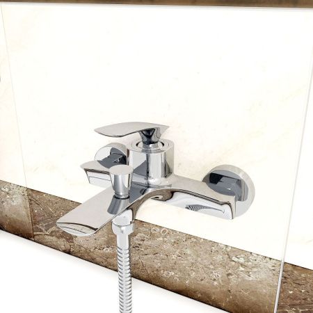 Смеситель для ванны Tokito FUJI TOK-FUJ-1014 настенный хром