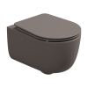 Чаша унитаза подвесная GSG Ceramic Design Hit! HIWCSO029 цвет коричневый без сиденья безободковая смыв торнадо