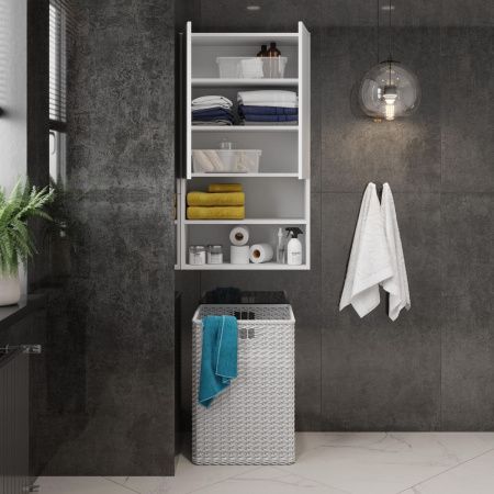 Шкаф Onika Маркус 306011 60х110 подвесной цвет белый