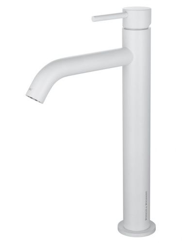 Смеситель для раковины Wonzon & Woghand WW-H1062-MW на столешницу белый