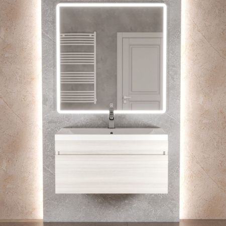 Тумба под раковину Uperwood Eva 3930213464 70х50 подвесная цвет бежевый