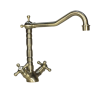 Смеситель для кухни Ulgran Classic U-014 Бронза на мойку бронза