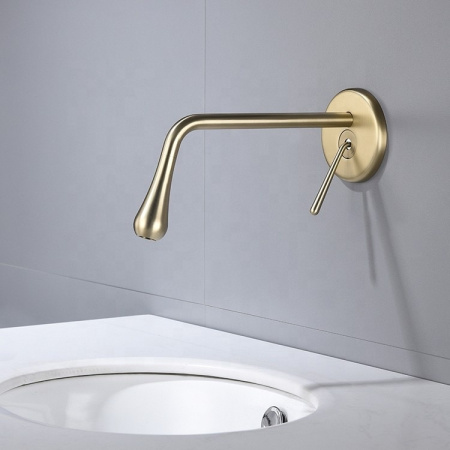 Смеситель BOCH MANN TROPFEN-MG BM8927 настенный золото матовое