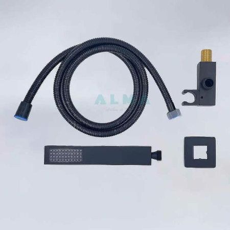 Душевая система ALMAes Liros TVZ-0889 встраиваемая в стену цвет черный