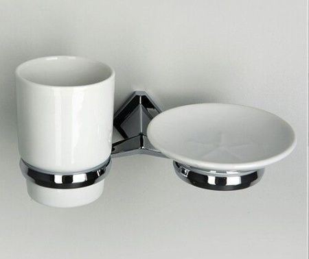 Стакан с мыльницей WasserKRAFT 1126C