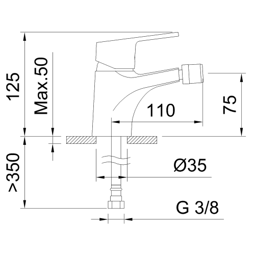 Смеситель Clever GO! 98621 на биде хром - фото 2 Смеситель Clever GO! 98621 на биде хром - фото 2