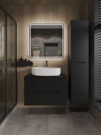 Тумба с раковиной Orange Line Li-80TubMDF+B08-600W 80х50