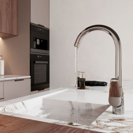 Смеситель для кухни Wasserkraft Vils 5600 5607 на мойку хром