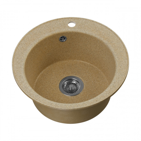 Кухонная мойка Aquaton Шелли 1A734732SS220 50х50 цвет коричневый