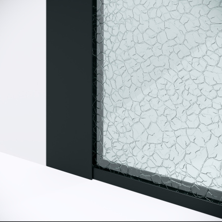 Душевая перегородка Niagara Nova NG-781-90BLACK 90х200 стекло матовое профиль черный матовый