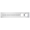 Смеситель для душа Gessi Hi-Fi 63016#031 встраиваемый в стену хром с термостатом (внешняя часть)