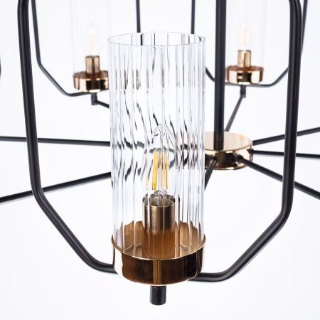 Люстра потолочная Arte Lamp Celaeno (Целаено) A7004PL-8BK