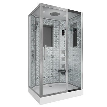 Душевая кабина Niagara Luxe 7711WR 120х90 прямоугольная с крышей ориентация правая Душевая кабина Niagara Luxe 7711WR 120х90 прямоугольная с крышей ориентация правая