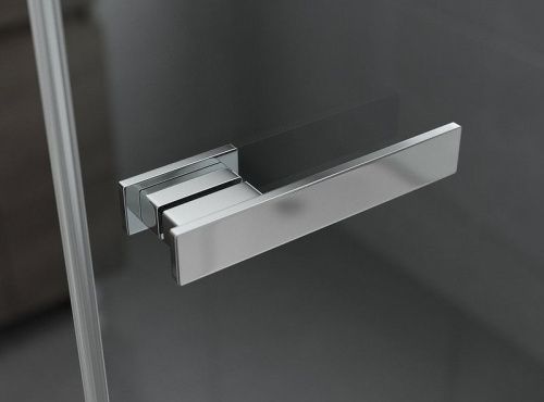 Душевой уголок Ambassador Abner 10011102L 100х100 стекло прозрачное профиль хром без поддона - фото 5