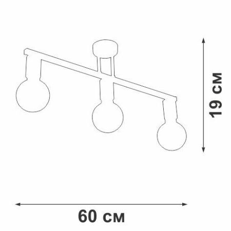 Светильник потолочный Vitaluce V4232 V4232-1/3PL