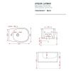 Биде подвесное Artceram Atelier ATB001 17 00 *1 цвет черный