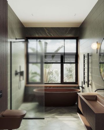 Душевая перегородка Maybah Glass MGD-1357-6у 100х195 стекло тонированное профиль черный