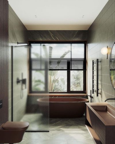 Душевая перегородка Maybah Glass MGD-1357-6у 100х195 стекло тонированное профиль черный - фото 2