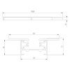 Встраиваемый однофазный шинопровод Elektrostandard Track Rail WH Recessed (Трацк Раил ВХ Рецессед) 4690389178511