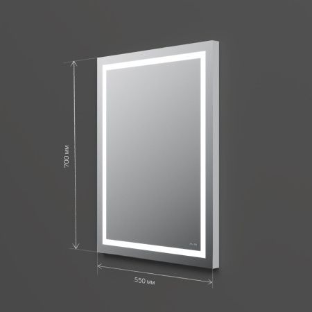 Зеркало с подсветкой Am.Pm Gem M91AMOX0551WG 60х70 подвесное