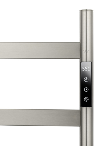Полотенцесушитель электрический Wonzon & Woghand Essen WW-A405-BR 50х75 никель - фото 4