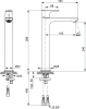 Смеситель для раковины Ideal Standard Connect Air A7027A5 на столешницу серый