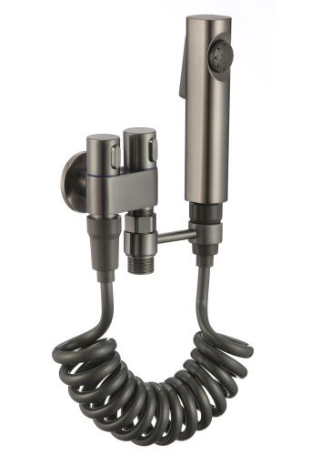 Гигиенический душ со смесителем Fmark FS-FXQ02Q графит - фото 2