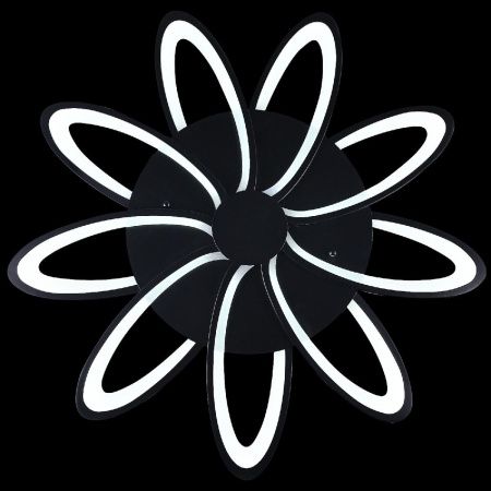 Люстра потолочная Natali Kovaltseva Holder (Холдер) HIGH-TECH LED LAMPS 82009 BLACK
