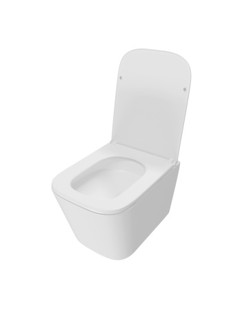 Унитаз подвесной Teymi Helmi T40310 белый с сиденьем микролифт безободковый смыв торнадо