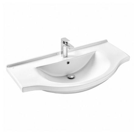 Тумба с раковиной Comforty Сочи 00004134582CF 100х50 напольная цвет белый