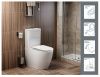 Унитаз напольный с бачком Cerutti SPA CT10373 белый с сиденьем микролифт безободковый смыв торнадо