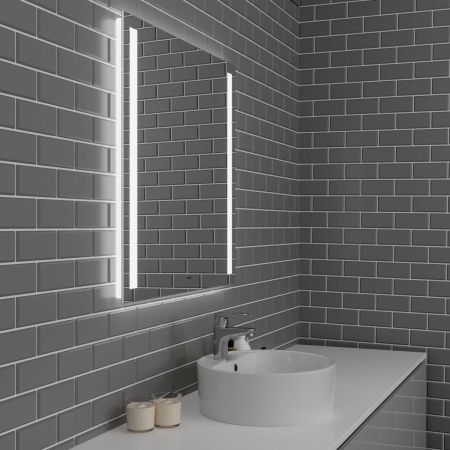 Зеркало с подсветкой Grossman Avrora 1110080 100х80 подвесное